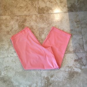 Crisp cotton crop pant, size 12